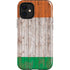 Ireland Flag Dark Wood iPhone 12 Mini Impact Case